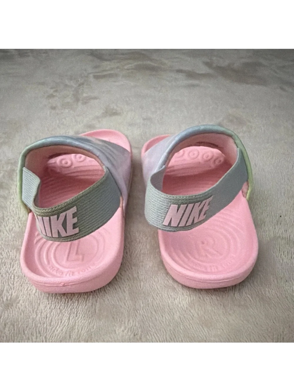 Nike Kids' Pink Slide Sandals, Toddler Size 6